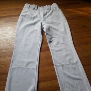 Mizuno mens baseball pants white